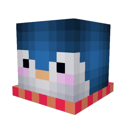 FrostyShawn Minecraft avatar head, 3D render
