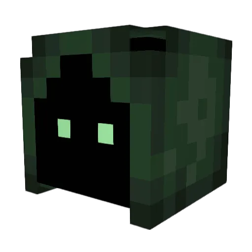 FrostySnowPickle Minecraft avatar head, 3D render
