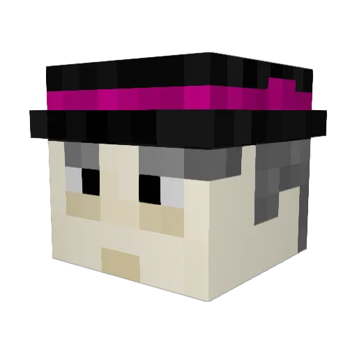 Frosty_Disney Minecraft avatar head, 3D render