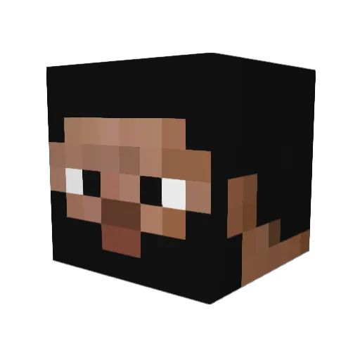 Frosty_Haze Minecraft avatar head, 3D render