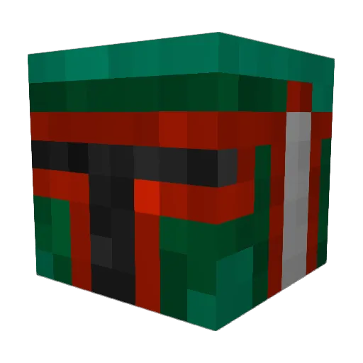 Frostygamers Minecraft avatar head, 3D render