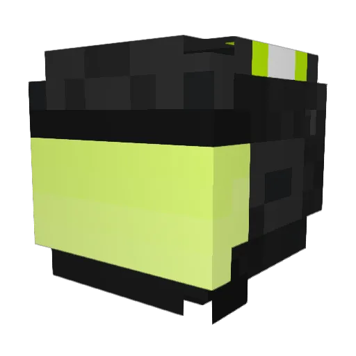 Frostythicecream Minecraft avatar head, 3D render