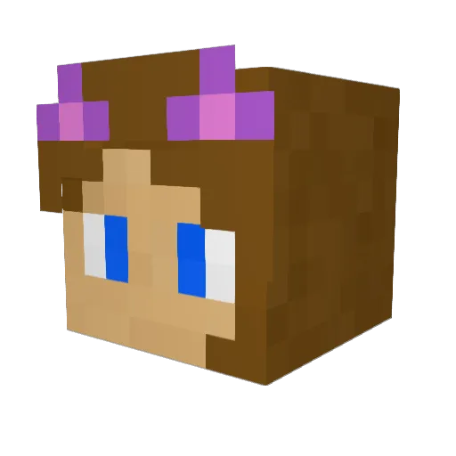 Frostywolf264 Minecraft avatar head, 3D render