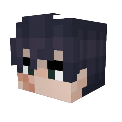FrostyxYT Minecraft avatar head, 3D render