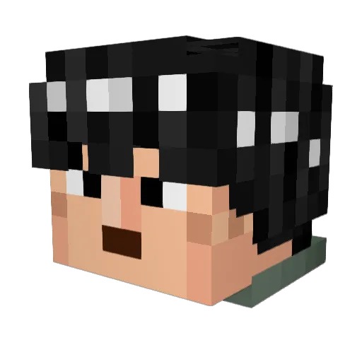 Frostyy1_ Minecraft avatar head, 3D render