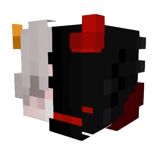 Froud5 Minecraft avatar head, 3D render