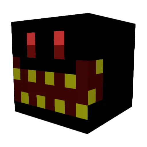 Frougos Minecraft avatar head, 3D render
