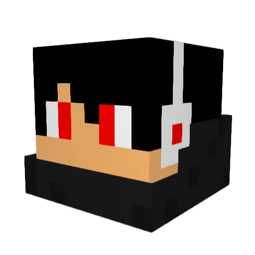 Froum Minecraft avatar head, 3D render