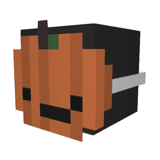 Froutz Minecraft avatar head, 3D render