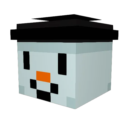 FrozTyz Minecraft avatar head, 3D render
