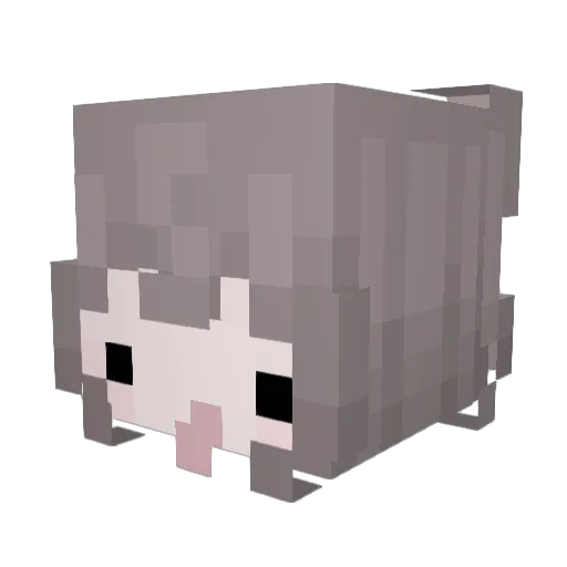 Frozaqe Minecraft avatar head, 3D render