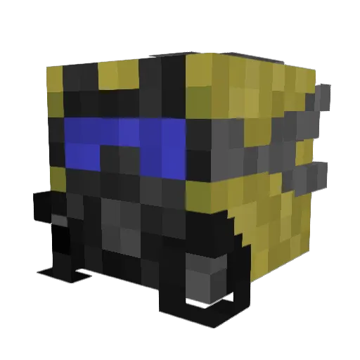 Frozen360 Minecraft avatar head, 3D render