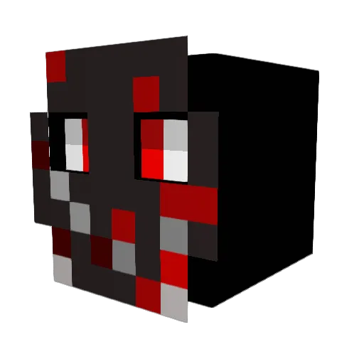 FrozenBerg Minecraft avatar head, 3D render