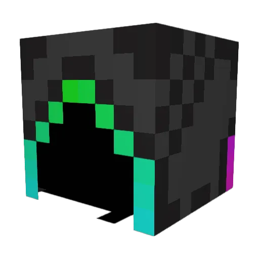 FrozenBlue1 Minecraft avatar head, 3D render