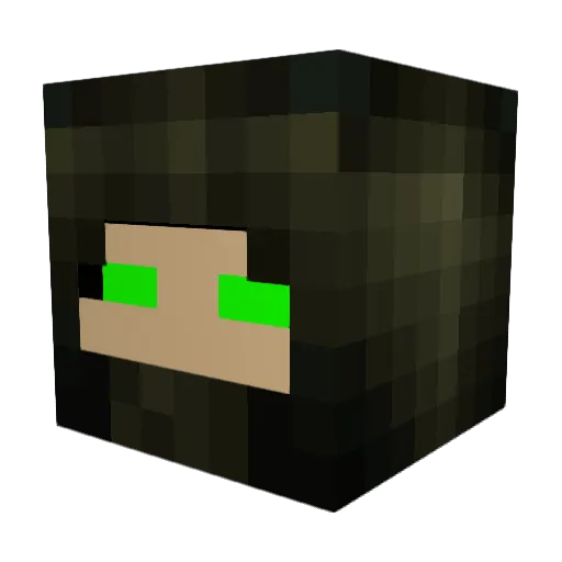 FrozenBook21709 Minecraft avatar head, 3D render