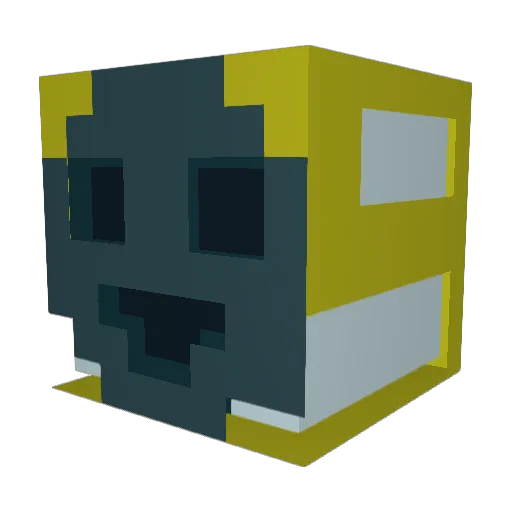 FrozenMinerz Minecraft avatar head, 3D render