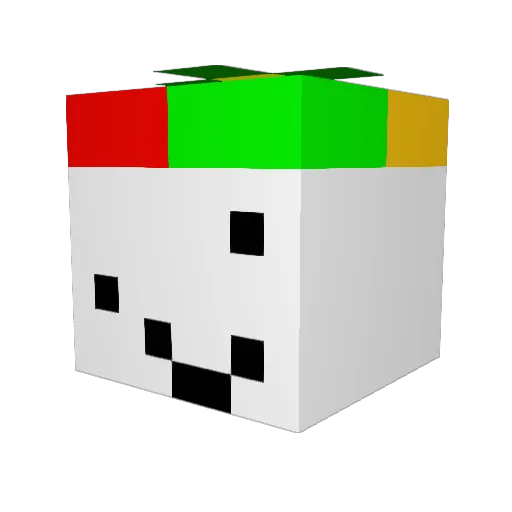 FrozenMistDragon Minecraft avatar head, 3D render