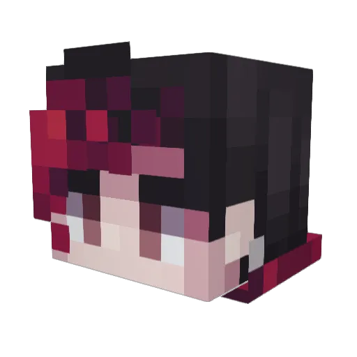 FrozenProphet Minecraft avatar head, 3D render