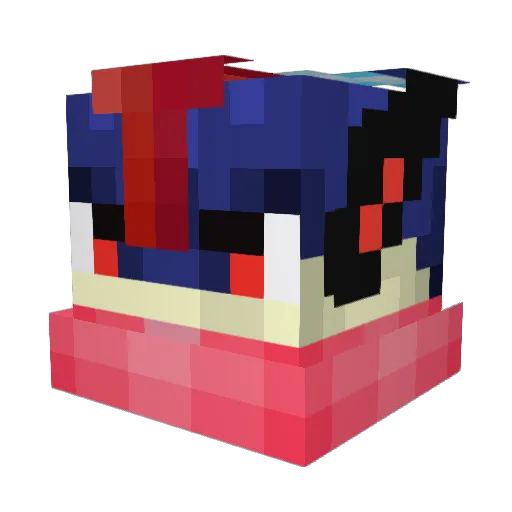 FrozenSound69 Minecraft avatar head, 3D render