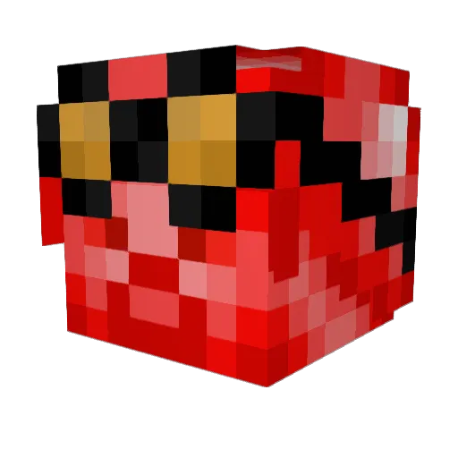 FrozenTheIdiot Minecraft avatar head, 3D render