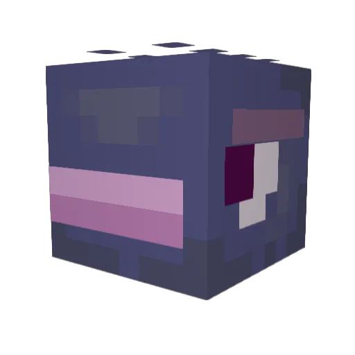 Frozen_BlueTuna Minecraft avatar head, 3D render