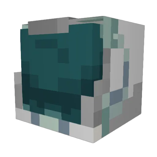 Frozen_TW Minecraft avatar head, 3D render