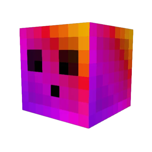 Frozen_void Minecraft avatar head, 3D render