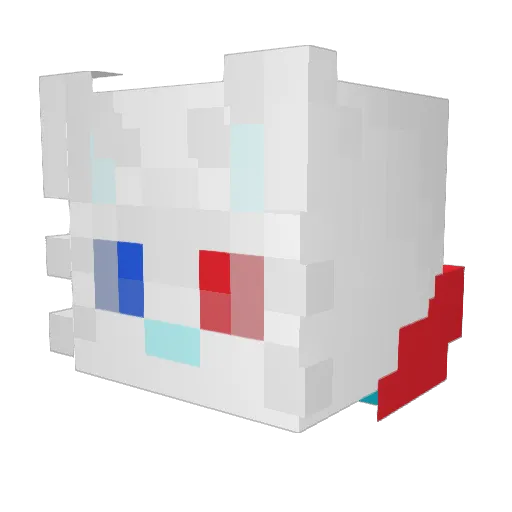 Froztyy_ Minecraft avatar head, 3D render