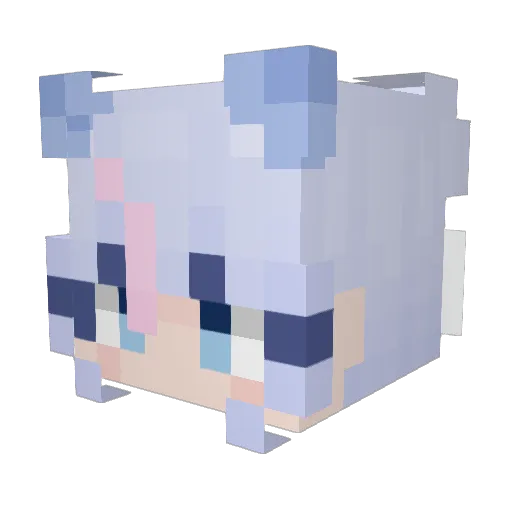 FrozyForry Minecraft avatar head, 3D render
