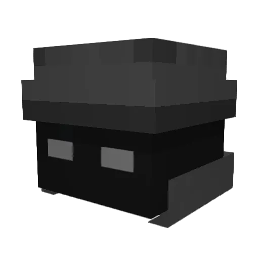 FrqZenistX Minecraft avatar head, 3D render