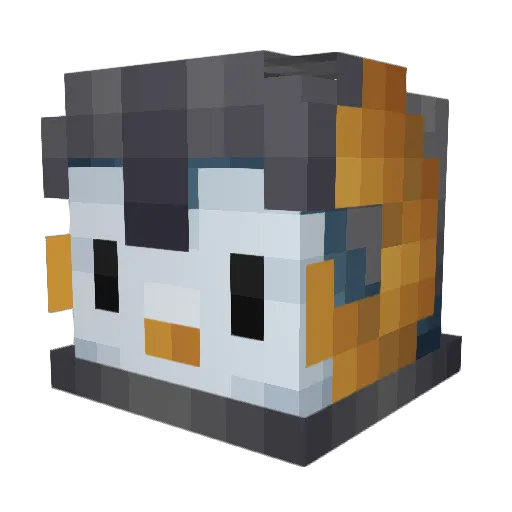Frranco Minecraft avatar head, 3D render