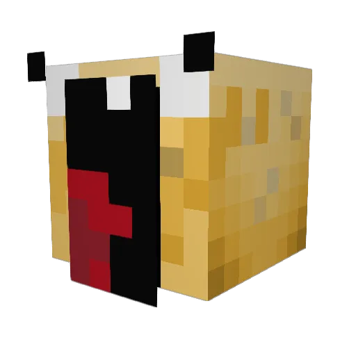 FrudgeFridge Minecraft avatar head, 3D render