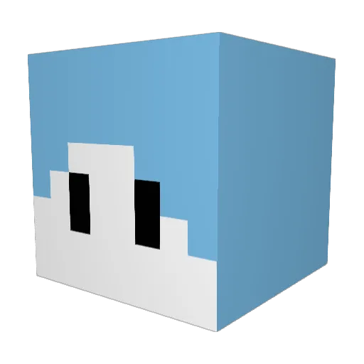 FruitOfTheMoon5 Minecraft avatar head, 3D render