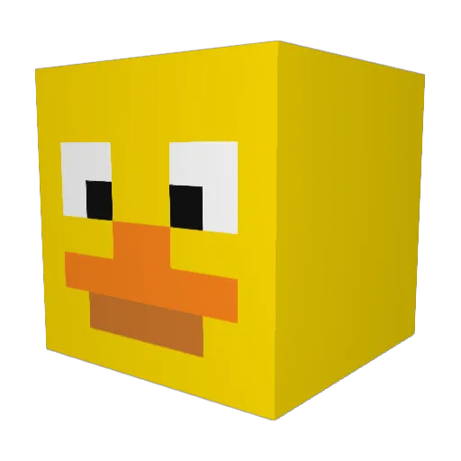 FruitRolledUp_ Minecraft avatar head, 3D render