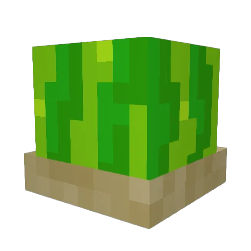 FruitSabre Minecraft avatar head, 3D render