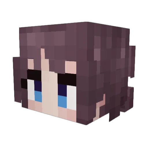 Fruit_Cloud Minecraft avatar head, 3D render