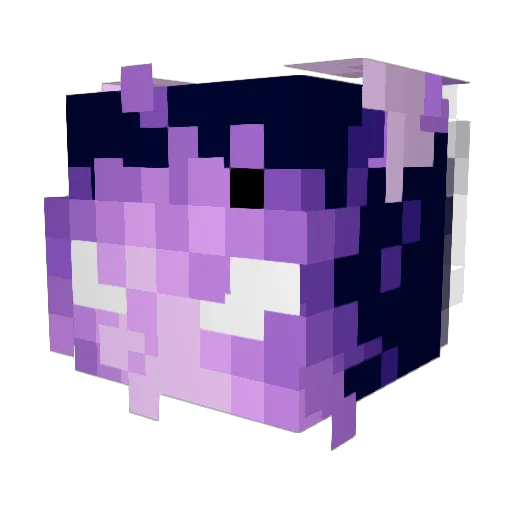 Fruit_Spook Minecraft avatar head, 3D render