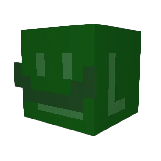 FruitiMac Minecraft avatar head, 3D render