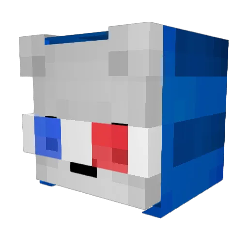 Fruitsap2001 Minecraft avatar head, 3D render