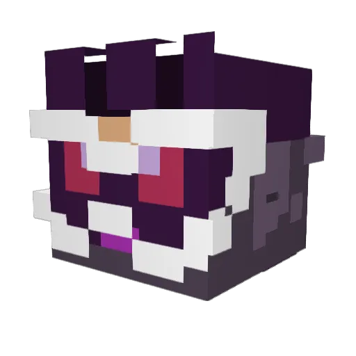 Fruity_Groovy Minecraft avatar head, 3D render