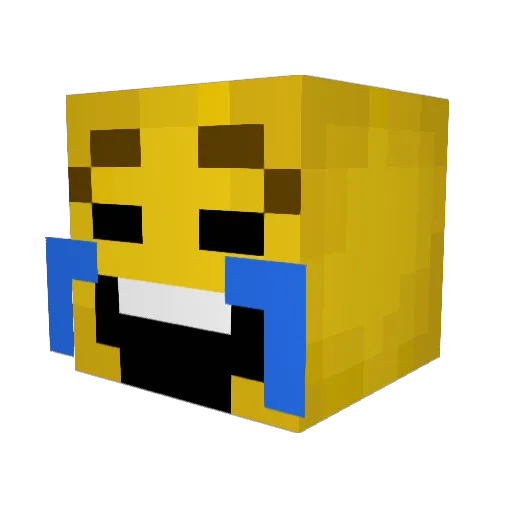 Frutada Minecraft avatar head, 3D render
