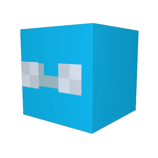 FrutigerAirhead Minecraft avatar head, 3D render