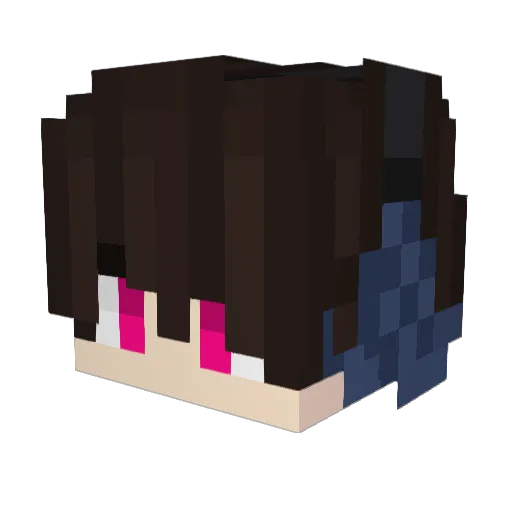 Frxeez Minecraft avatar head, 3D render