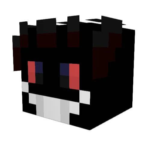 FryBoys Minecraft avatar head, 3D render