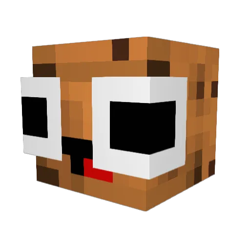 FryGuy28 Minecraft avatar head, 3D render