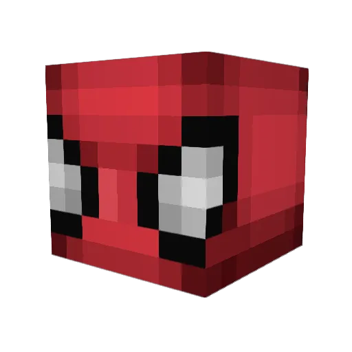 FryGuyAnxiety Minecraft avatar head, 3D render