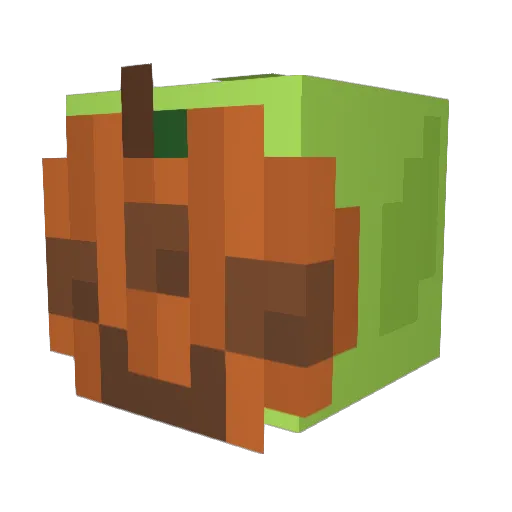 Frya Minecraft avatar head, 3D render