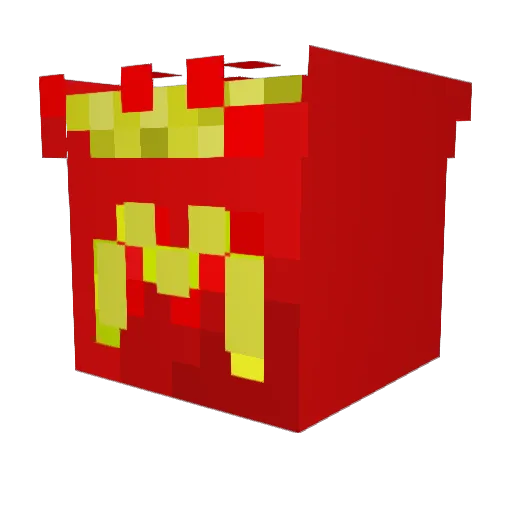 Fryzerz Minecraft avatar head, 3D render