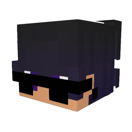 Frzm_ Minecraft avatar head, 3D render
