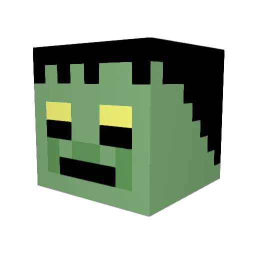 Fstein_Gaming Minecraft avatar head, 3D render